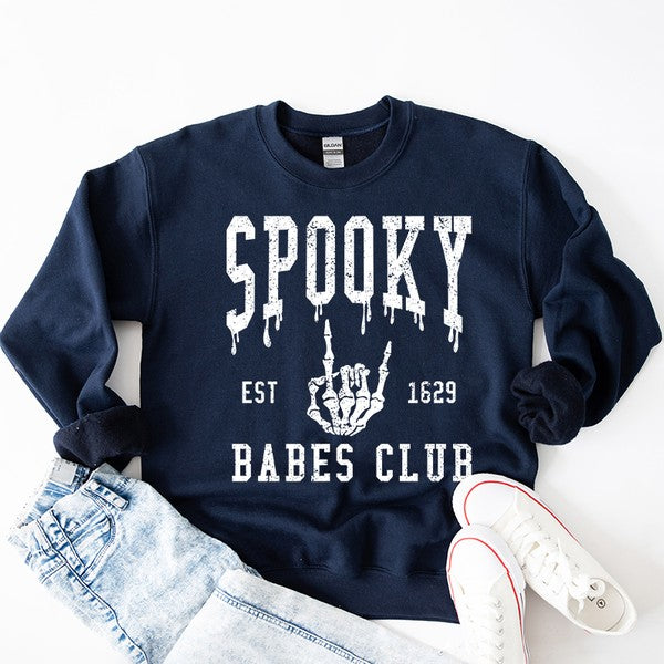 Spooky Babes Club Graphic Sweatshirt