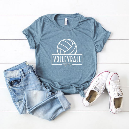 Volleyball Mom Short Sleeve Graphic Tee