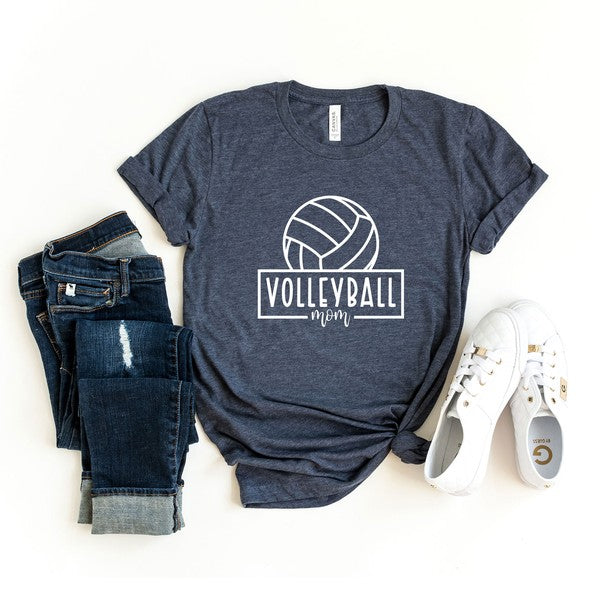 Volleyball Mom Short Sleeve Graphic Tee