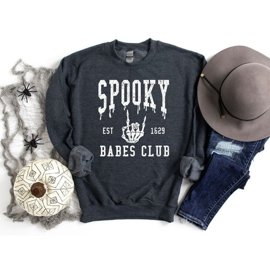 Spooky Babes Club Graphic Sweatshirt