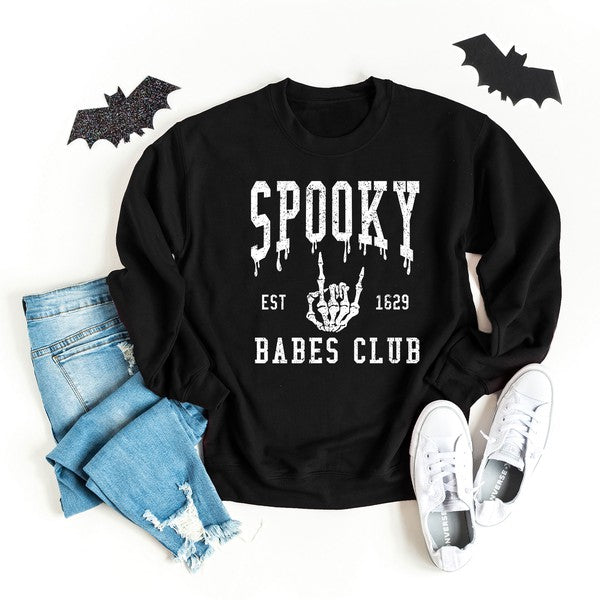 Spooky Babes Club Graphic Sweatshirt